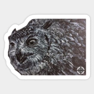 Bengal Eagle Owl Sticker